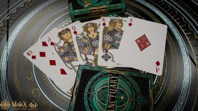 Royal Sanctuary Noble, foil Emerald Kings Playing Cards - Image 4
