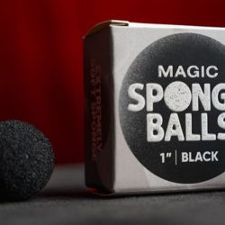 Magic Sponge Balls 50PK BLACK 1 inch by Murphy's Magic