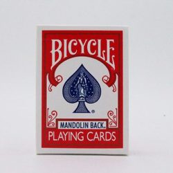 Bicycle Mandolin Box Empty, Red by US Card Magic Co