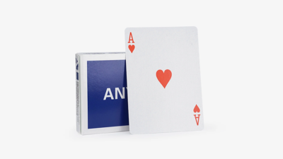 Cap Logo, Navy ANYONE Playing Cards - Image 2