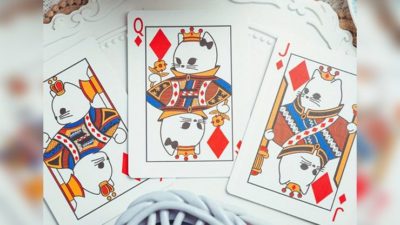 Diary of Kitten and Puppy - Kitten Purple Edition Playing Cards - Image 3