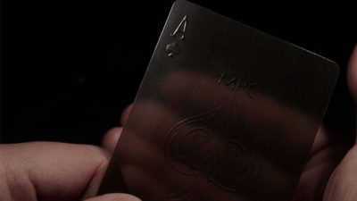 Aqua Black Invisible Playing Cards by MPC - Image 3