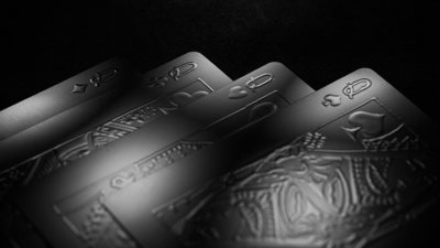 Aqua Black Invisible Playing Cards by MPC - Image 5