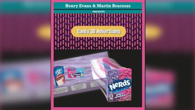 3D Candy Advertisement, Gimmicks and Online Instructions by Henry Evans and Mysteries