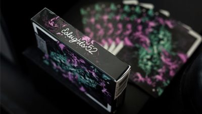 Gilded Nebula Stellar Purple Playing Cards, purple star - Image 5