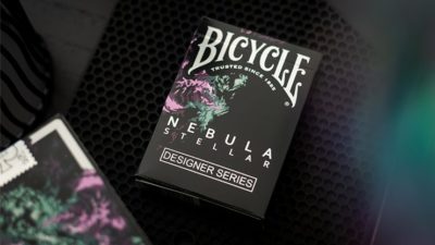Gilded Nebula Stellar Purple Playing Cards, purple star - Image 6
