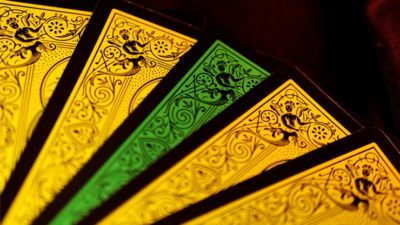 Bicycle Reverse, Yellow Playing Cards - Image 6
