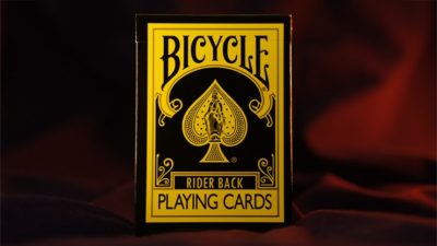 Bicycle Reverse, Yellow Playing Cards