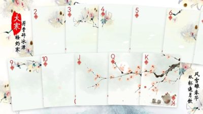 Bicycle Seasons, Winter Edition Playing Cards - Image 2