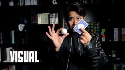 Ball on Card, Blue by Bond Lee & MS Magic