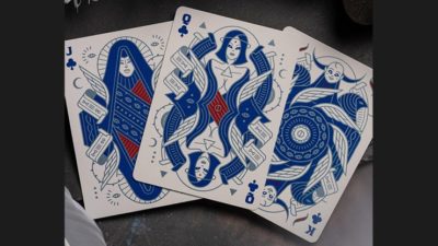Celestial Noesis Playing Cards by Giovanni Meroni(Blue) - Image 2