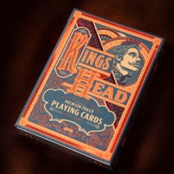 King's Head, Blue & Red Playing Cards by Joker and the Thief
