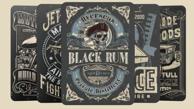 Black Rum Playing Cards - Image 2