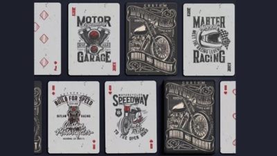 Custom Motorcycles Playing Cards - Image 2