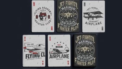 Jet Fighter Playing Cards - Image 3