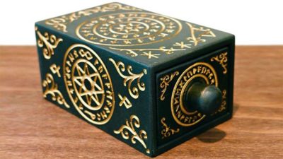 Magic Drawer Box, Hand Painted by Matthew Hart - Image 4
