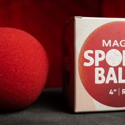 Magic Sponge Balls 1PK red 4 inch by Murphy's Magic