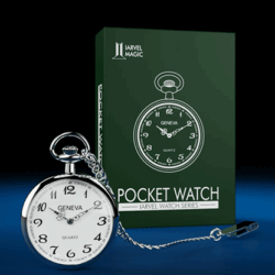 Pocket Watch, Silver by Iarvel Magic