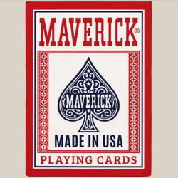 Maverick Made in the USA, Red Playing Cards