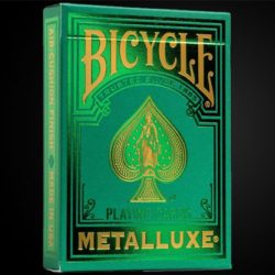 Bicycle Metalluxe Green Playing Cards by US Card Magic Co.