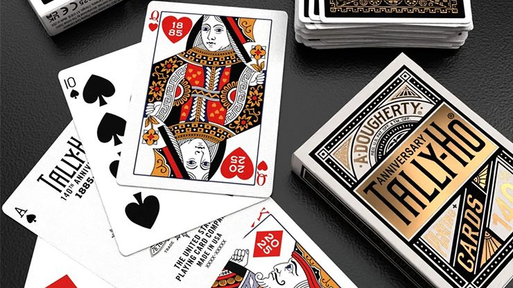 Tally Ho 140th Anniversary, Metaluxe Playing Cards by US Card Magic - Image 3
