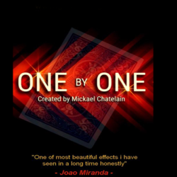 One by One (blue) by Mickal Chatelain